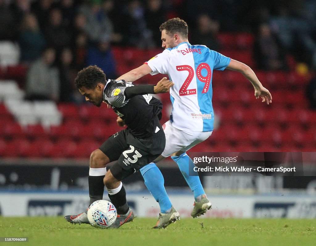 Blackburn Rovers v Derby County - Sky Bet Championship