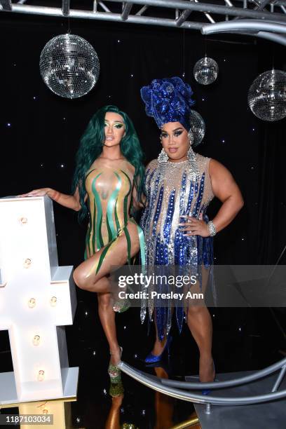 Nikita Dragun and Patrick Starrr attend Patrick Starrr birthday party on November 11, 2019 in Los Angeles, California.