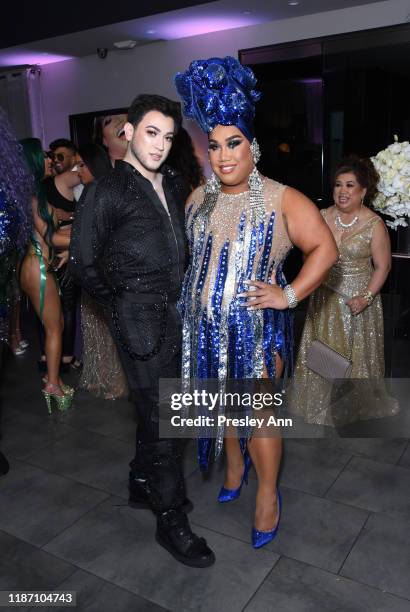 Manny Gutierrez and Patrick Starrr attend Patrick Starrr birthday party on November 11, 2019 in Los Angeles, California.