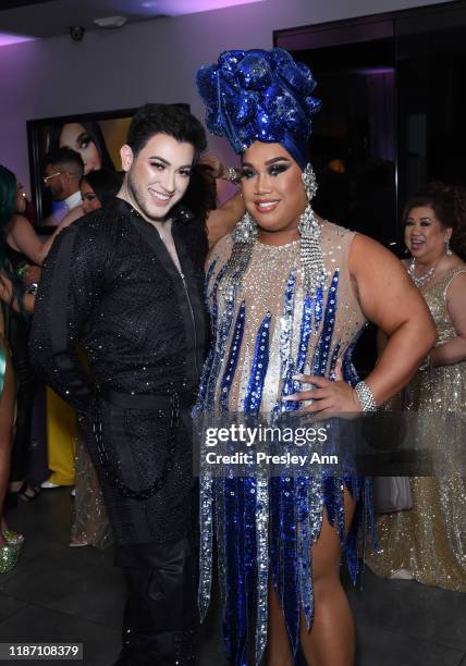 Manny Gutierrez and Patrick Starrr attend Patrick Starrr birthday party on November 11, 2019 in Los Angeles, California.