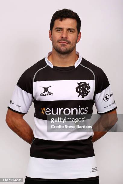 Morne Steyn of the Barbarians poses for a portrait during the Barbarians Squad Photo call on November 12, 2019 in London, England.