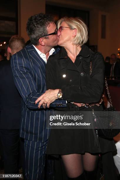 Hans Sigl, Susanne Sigl during the after show party for the Ein Herz Fuer Kinder Gala at Borchardt Restaurant on December 7, 2019 in Berlin, Germany.