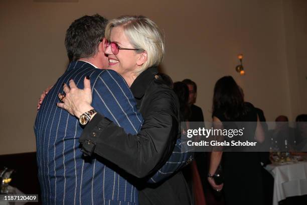 Hans Sigl, Susanne Sigl during the after show party for the Ein Herz Fuer Kinder Gala at Borchardt Restaurant on December 7, 2019 in Berlin, Germany.