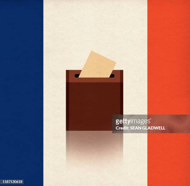 french vote - french election stock-fotos und bilder