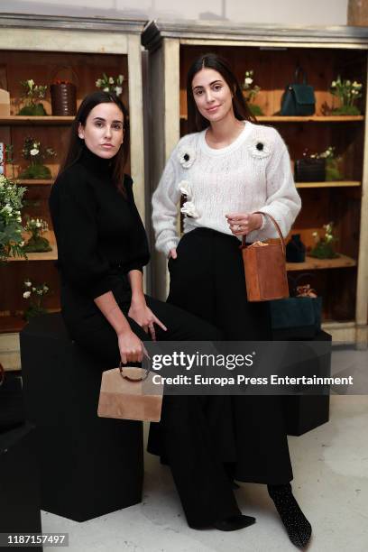Moira Laporta and Alessandra de Osma attend 'Paracas by Moi&Sass' new bags presentation at Mimoki on November 12, 2019 in Madrid, Spain.