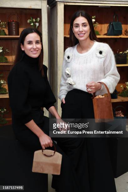 Moira Laporta and Alessandra de Osma attend 'Paracas by Moi&Sass' new bags presentation at Mimoki on November 12, 2019 in Madrid, Spain.