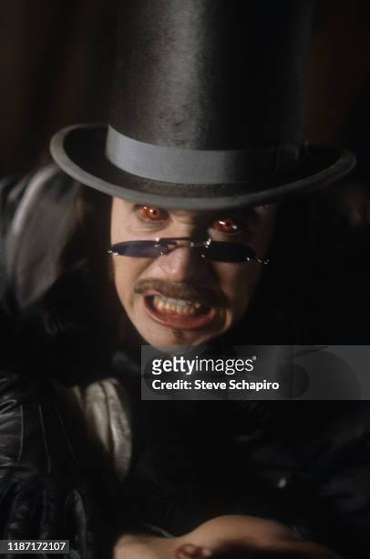 View of English actor Gary Oldman in a scene from the film 'Bram Stoker's Dracula' , California, 1991.