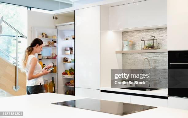 starting the day of right - smart kitchen stock pictures, royalty-free photos & images