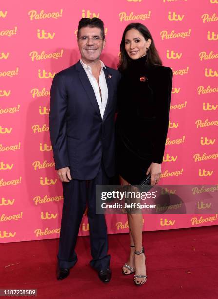 Simon Cowell and Lauren Silverman attends the ITV Palooza 2019 at the Royal Festival Hall on November 12, 2019 in London, England.