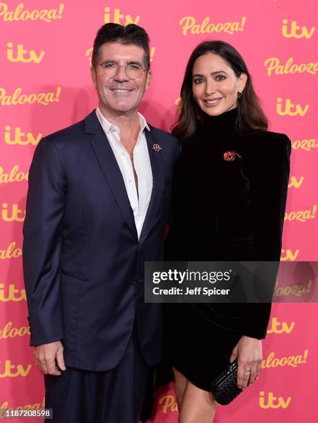 Simon Cowell and Lauren Silverman attends the ITV Palooza 2019 at the Royal Festival Hall on November 12, 2019 in London, England.