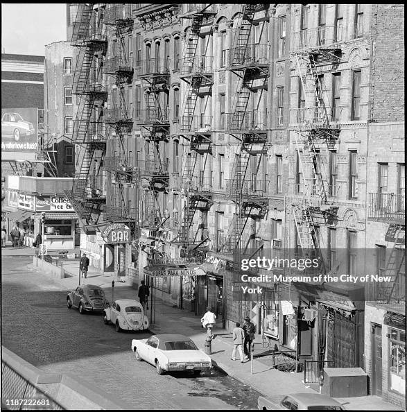 View of buildings on the north side of Delancey Street between... News ...