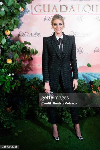 Amaia Salamanca attends 'Guadalquivir Puerto de Indias' presentation at Ramses Restaurant on November 12, 2019 in Madrid, Spain.