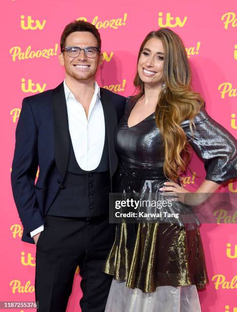 Joe Swash and Stacey Solomon attends the ITV Palooza 2019 at The Royal Festival Hall on November 12, 2019 in London, England.