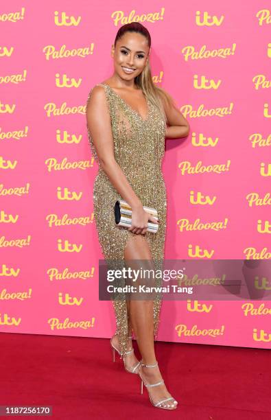 Amber Gill attends the ITV Palooza 2019 at The Royal Festival Hall on November 12, 2019 in London, England.