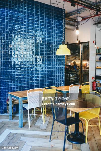 take a seat, coffee's on us today - bar wall stock pictures, royalty-free photos & images