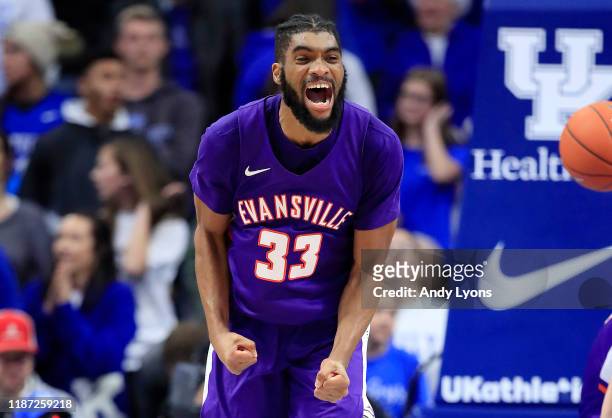 Of the Kentucky Wildcats against the Evansville Aces at Rupp Arena on November 12, 2019 in Lexington, Kentucky.