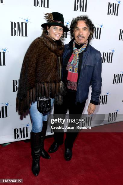 Aimee Oates and John Oates attend the 67th Annual BMI Country Awards at BMI on November 12, 2019 in Nashville, Tennessee.