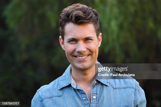 Actor Drew Seeley visits Hallmark Channel's "Home & Family" at Universal Studios Hollywood on November 12, 2019 in Universal City, California.