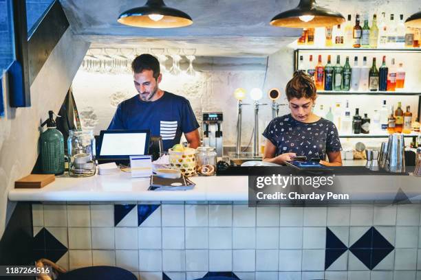 the kind of teamwork a successful bar is run on - kind boss stock pictures, royalty-free photos & images