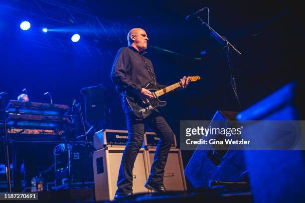English guitarist and singer Baz Warne of The Stranglers performs live on stage at a concert at Huxleys Neue Welt on December 8, 2019 in Berlin,...