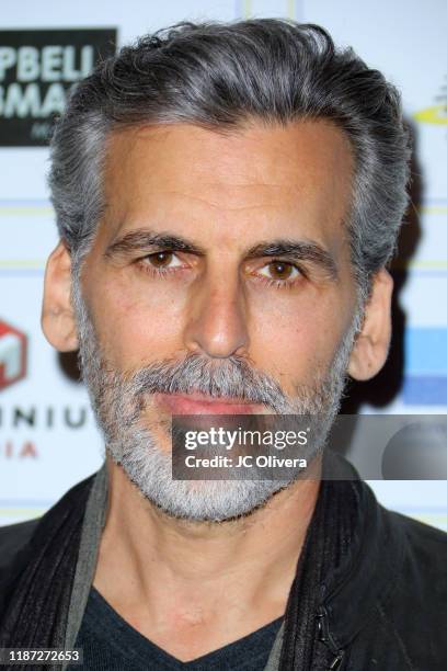 Actor Oded Fehr attends the 33rd Israel Film Festival in Los Angeles opening night gala and awards presentation at The Saban on November 12, 2019 in...