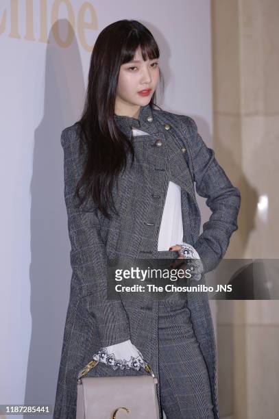 Joy of Red Velvet attends Chloe Launch Event for "C" Logo at Lotte Department Store on November 5th, 2019 in Seoul, South Korea.