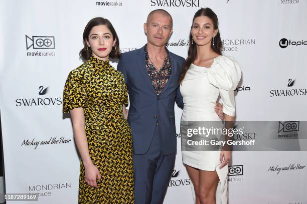 Writer/director Annabelle Attanasio, actors James Badge Dale and Camila Morrone attend the "Mickey and the Bear" New York Premiere at Mondrian New...