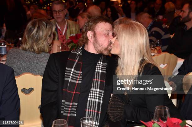 Actor Chuck Norris and wife Gena O'Kelley during the Gut Aiderbichl Christmas Market opening on November 12, 2019 in Henndorf am Wallersee, Austria.