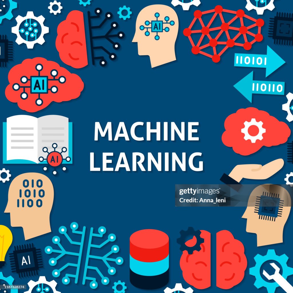 Machine Learning Paper Template Poster High-Res Vector Graphic - Getty ...