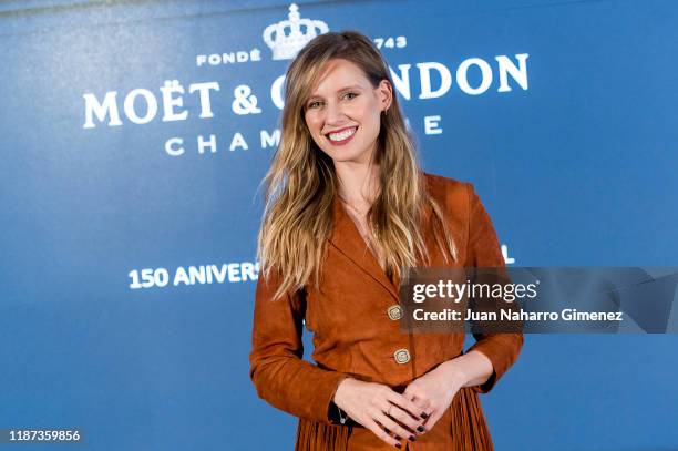 Spanish actress Manuela Velles attends the presentation of the global project to celebrate the 150th Anniversary of Moet Imperial at the Relais...