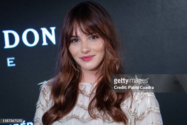 Spanish actress Andrea Duro presents the campaign to celebrate the 150th Anniversary of Moet Imperial at the Orfila Hotel on November 13, 2019 in...