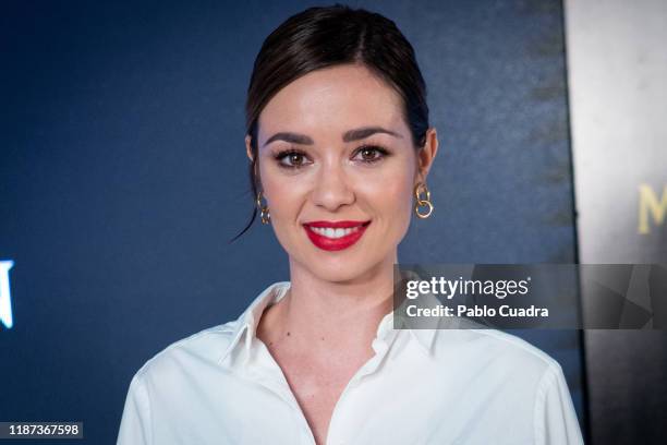 Spanish actress Dafne Fernandez presents the campaign to celebrate the 150th Anniversary of Moet Imperial at the Orfila Hotel on November 13, 2019 in...