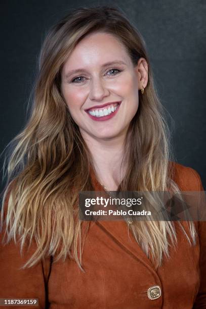 Spanish actress Manuela Velles presents the campaign to celebrate the 150th Anniversary of Moet Imperial at the Orfila Hotel on November 13, 2019 in...