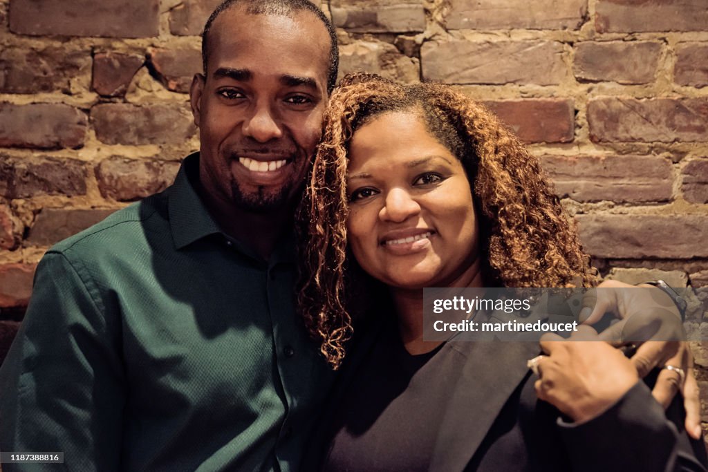 Porträt eines reifen afroamerikanischen Paares