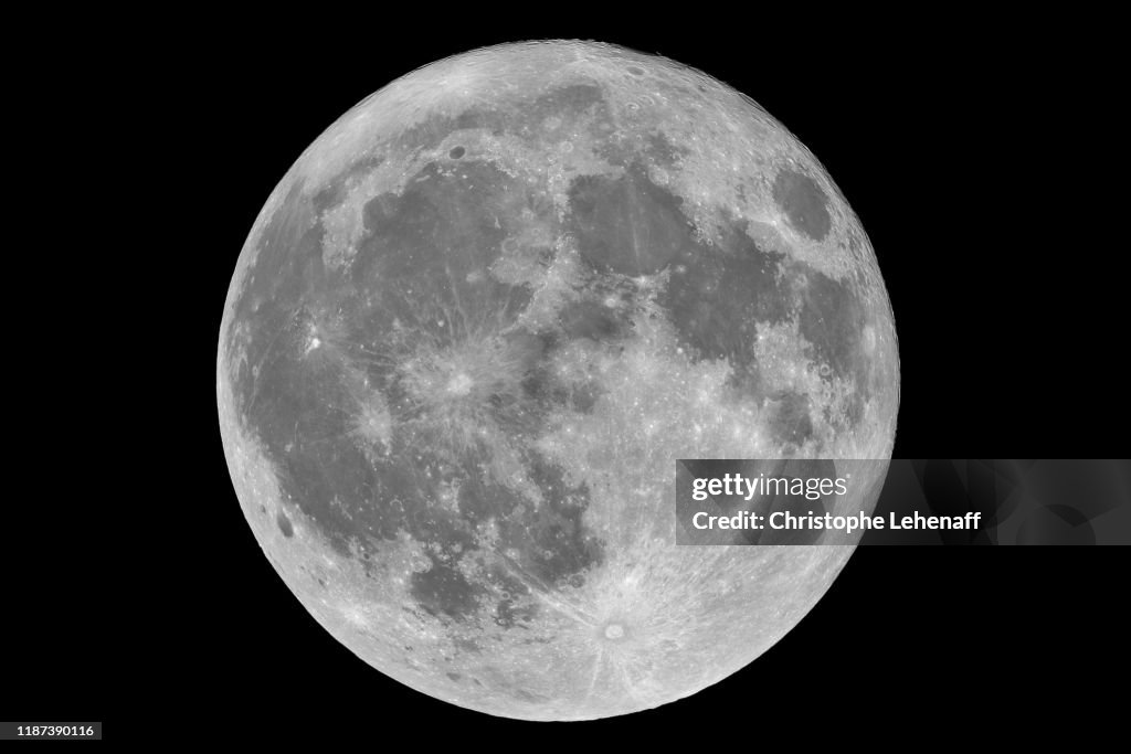 The Full Moon of november 2019. Image in high definition