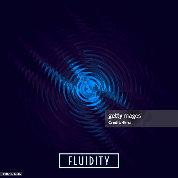 fluid blue waves flowing liquid motion abstract background - gold marble pattern stock illustrations