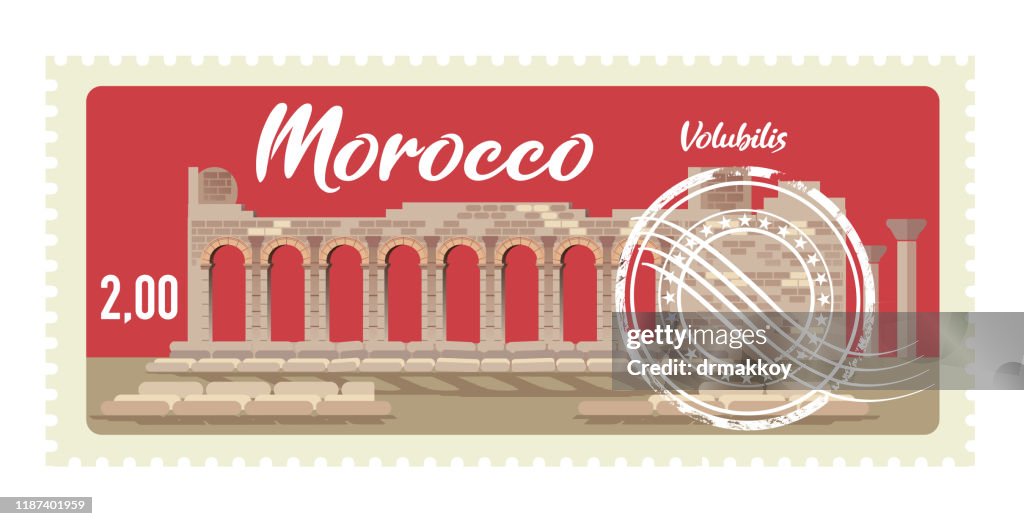 Volubilis en Marruecos Sello