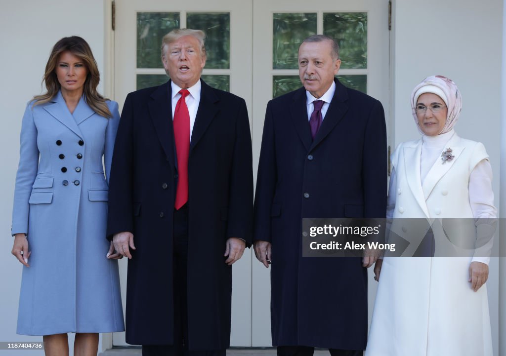 Donald Trump Welcomes Turkish President Tayyip Erdogan To The White House