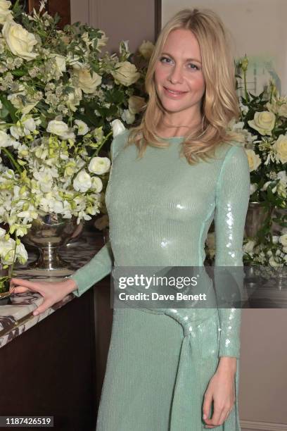 Poppy Delevingne attends an intimate dinner hosted by Edward Enninful and Anne Mensah in celebration of the BAFTA Breakthrough Brits at Kettner's on...