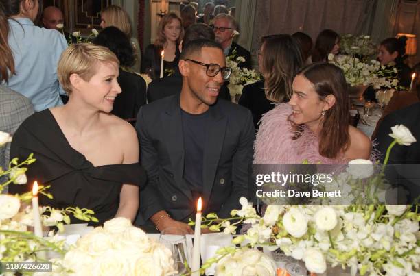 Niamh Algar, Reggie Yates and Alexa Chung attend an intimate dinner hosted by Edward Enninful and Anne Mensah in celebration of the BAFTA...