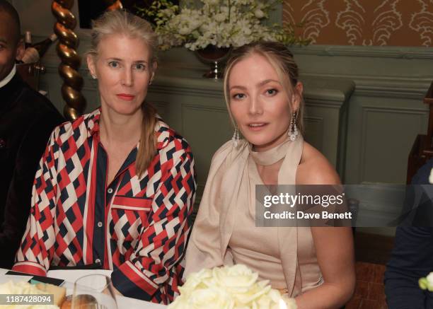 Rachel Reavley and Clara Paget attend an intimate dinner hosted by Edward Enninful and Anne Mensah in celebration of the BAFTA Breakthrough Brits at...