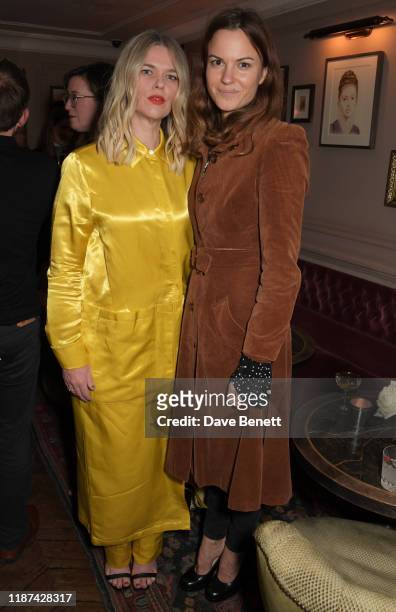 Jennifer Peterson and Fran Hickman attend an intimate dinner hosted by Edward Enninful and Anne Mensah in celebration of the BAFTA Breakthrough Brits...