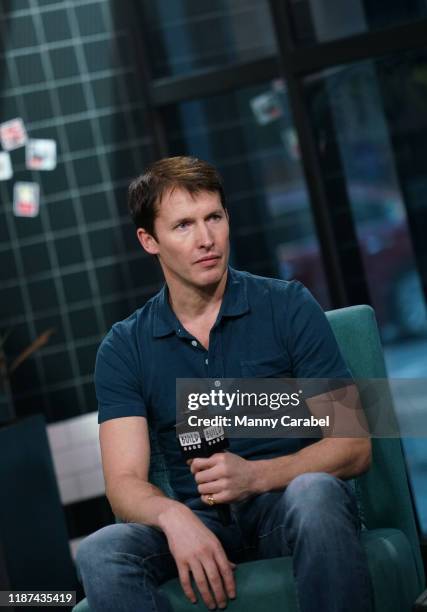 James Blunt attends Build Series to discuss his new album "Once Upon a Mind" at Build Studio on November 13, 2019 in New York City.