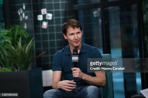 James Blunt attends Build Series to discuss his new album "Once Upon a Mind" at Build Studio on November 13, 2019 in New York City.