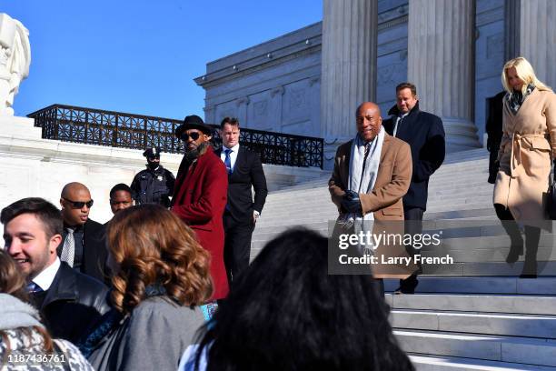 Byron Allen, Founder/Chairman/CEO, Entertainment Studios, appears at the Supreme Court of the United States for racial discrimination suit against...