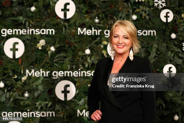 Ulla Kock am Brink during the Facebook Christmas Concert on December 9, 2019 in Hamburg, Germany.