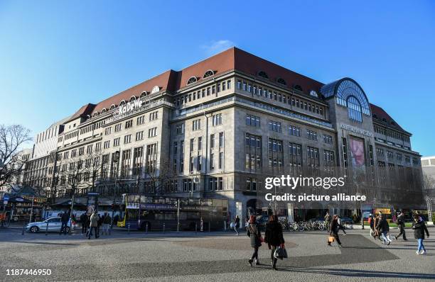 December 2019, Berlin: The building of the department store of the West - KaDeWe. The house celebrates its "Grand Opening - The Journey Continues" to...