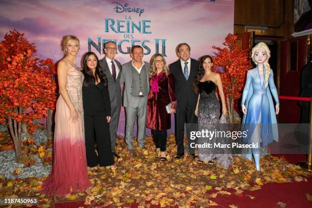 French Voice of Queen Iduna : Prisca Demarez, french voice of Anna : Emmylou Homs, co-director Chris Burk, french voice of Olaf : Dany Boon,...