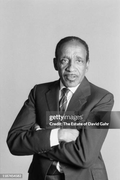 September 5: American jazz vibraphonist Milt Jackson poses for a portrait on September 5, 1991 in New York City, New York. Along with his work with...