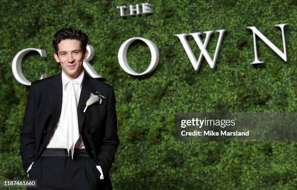 Josh O'Connor attends "The Crown" Season 3 world premiere at The Curzon Mayfair on November 13, 2019 in London, England.